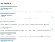 Tablet Screenshot of birdlists.blogspot.com