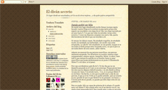 Desktop Screenshot of eldivansecreto.blogspot.com