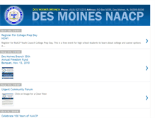 Tablet Screenshot of desmoinesnaacp.blogspot.com