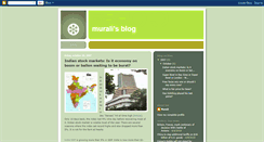 Desktop Screenshot of muralivblog.blogspot.com