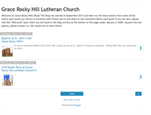 Tablet Screenshot of gracerockyhill.blogspot.com
