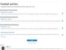 Tablet Screenshot of footballandsex.blogspot.com
