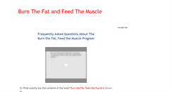 Desktop Screenshot of burnthefatandfeedmuscle.blogspot.com