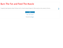 Tablet Screenshot of burnthefatandfeedmuscle.blogspot.com