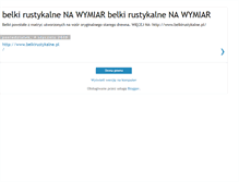 Tablet Screenshot of belkirustykalne.blogspot.com
