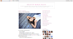 Desktop Screenshot of beautybibleblog.blogspot.com