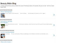 Tablet Screenshot of beautybibleblog.blogspot.com