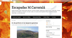 Desktop Screenshot of escapadasmcarratala.blogspot.com