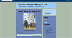 Desktop Screenshot of larevistadealtosdelsol.blogspot.com