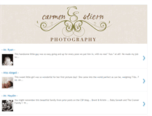 Tablet Screenshot of carmenstiernphotography.blogspot.com