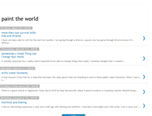 Tablet Screenshot of eccecormeum-painttheworld.blogspot.com