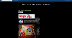 Desktop Screenshot of coupons4food.blogspot.com