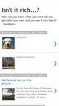 Mobile Screenshot of isntitrich.blogspot.com