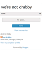 Mobile Screenshot of notdrabby.blogspot.com