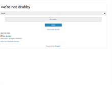 Tablet Screenshot of notdrabby.blogspot.com