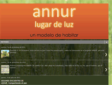 Tablet Screenshot of annurlugardeluz.blogspot.com