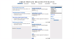 Desktop Screenshot of childprivatehealthinsurance.blogspot.com