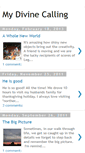 Mobile Screenshot of mydivinecalling.blogspot.com