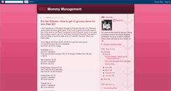 Desktop Screenshot of mommymanagement.blogspot.com