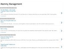 Tablet Screenshot of mommymanagement.blogspot.com