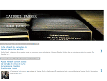 Tablet Screenshot of laissezpasserbrasil.blogspot.com