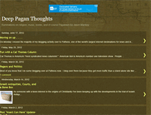 Tablet Screenshot of deeppaganthoughts.blogspot.com