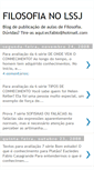 Mobile Screenshot of filosofianolssj.blogspot.com