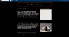 Desktop Screenshot of aplaceforlyn.blogspot.com