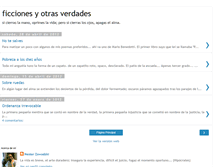 Tablet Screenshot of ficcionesyotrasverdades.blogspot.com