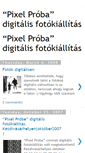 Mobile Screenshot of pixelproba.blogspot.com