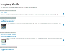 Tablet Screenshot of imaginarysocialworlds.blogspot.com