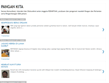 Tablet Screenshot of pangan-kita.blogspot.com