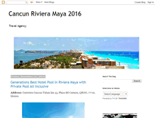 Tablet Screenshot of cancunylarivieramaya.blogspot.com