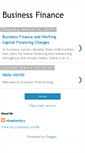 Mobile Screenshot of businessfinancejoy.blogspot.com