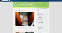 Desktop Screenshot of benandmaryalice.blogspot.com