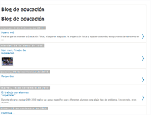 Tablet Screenshot of educacionfisicajavi.blogspot.com