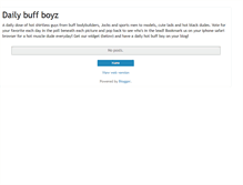 Tablet Screenshot of dailybuffboyz.blogspot.com