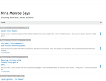 Tablet Screenshot of ninamonroesays.blogspot.com