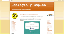 Desktop Screenshot of ecologiayempleo.blogspot.com