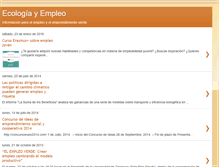 Tablet Screenshot of ecologiayempleo.blogspot.com