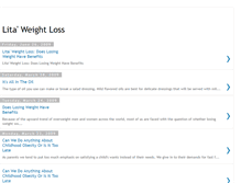 Tablet Screenshot of litaweightloss.blogspot.com