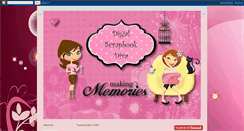 Desktop Screenshot of digitalscrapbookdiva.blogspot.com