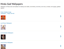 Tablet Screenshot of hindugodwallpapers.blogspot.com