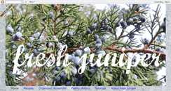 Desktop Screenshot of freshjuniper.blogspot.com