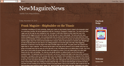 Desktop Screenshot of maguirenews.blogspot.com