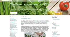 Desktop Screenshot of greenadventuresofacitygirl.blogspot.com