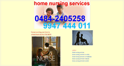 Desktop Screenshot of homenursingservicesernakulam.blogspot.com