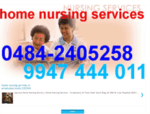 Tablet Screenshot of homenursingservicesernakulam.blogspot.com