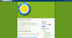 Desktop Screenshot of derechokritico.blogspot.com