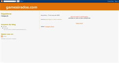 Desktop Screenshot of gamesiradoscom.blogspot.com